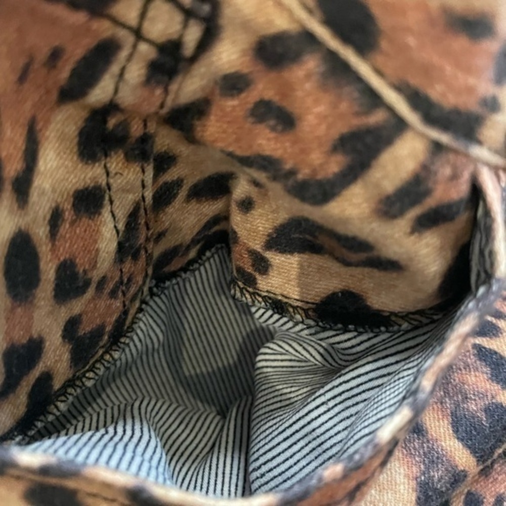 Alice + Olivia 5-Pocket Jeans leopard NWOT - Picture 5 of 6